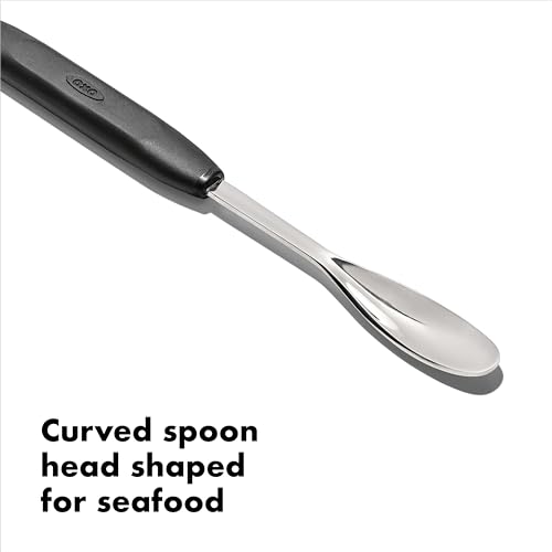 Pincho de cuello largo de OXO Good Grips para caparazones profundos