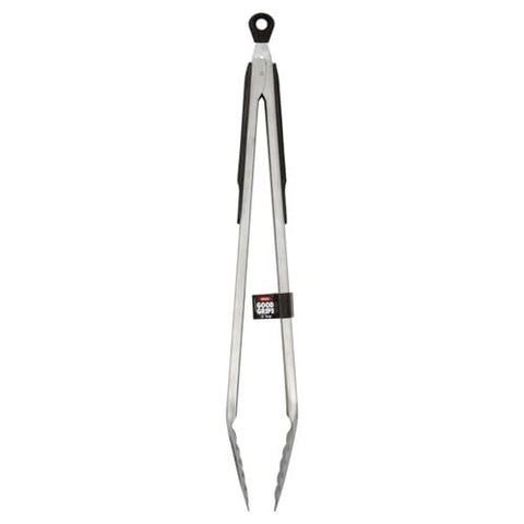 Pinzas OXO Good Grips en acero cepillado, duraderas y fáciles de limpiar
