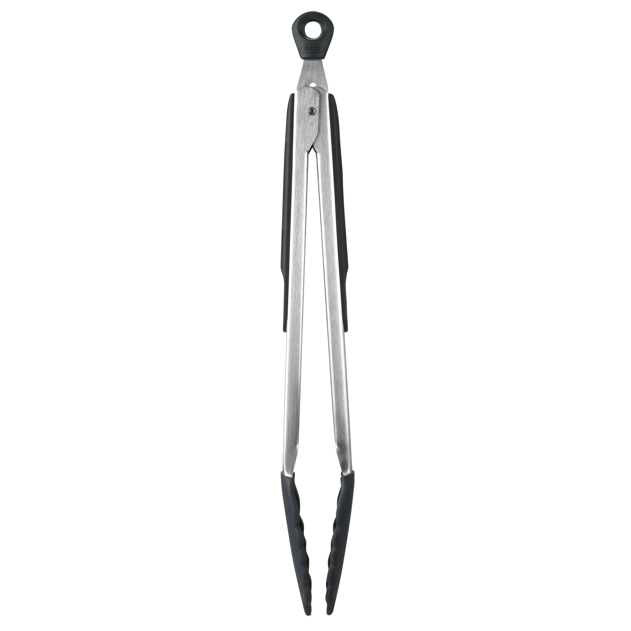 Pinzas OXO Good Grips con cabeza de silicona para cocinar sin rayar sartenes antiadherentes