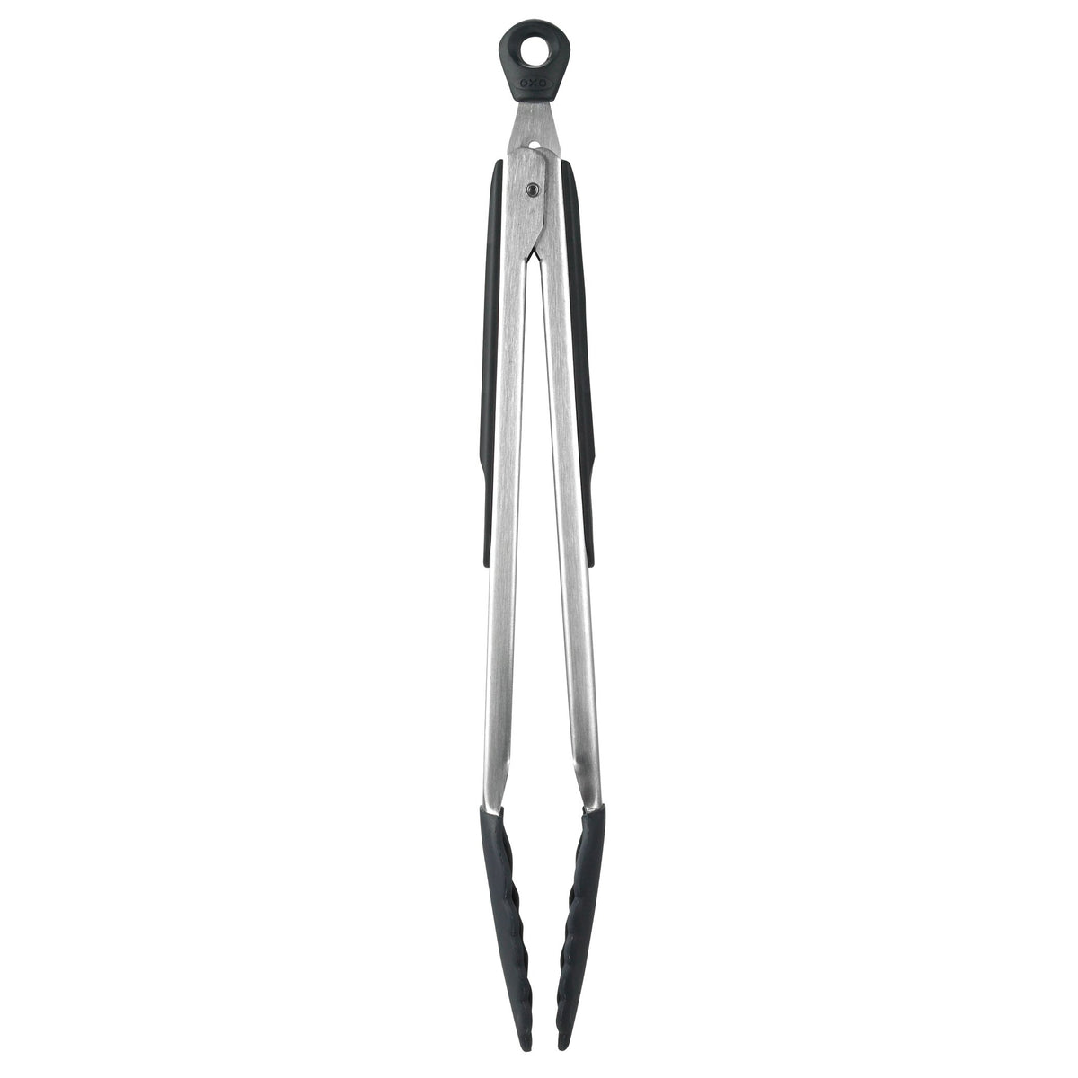 Pinzas OXO Good Grips con cabeza de silicona para cocinar sin rayar sartenes antiadherentes