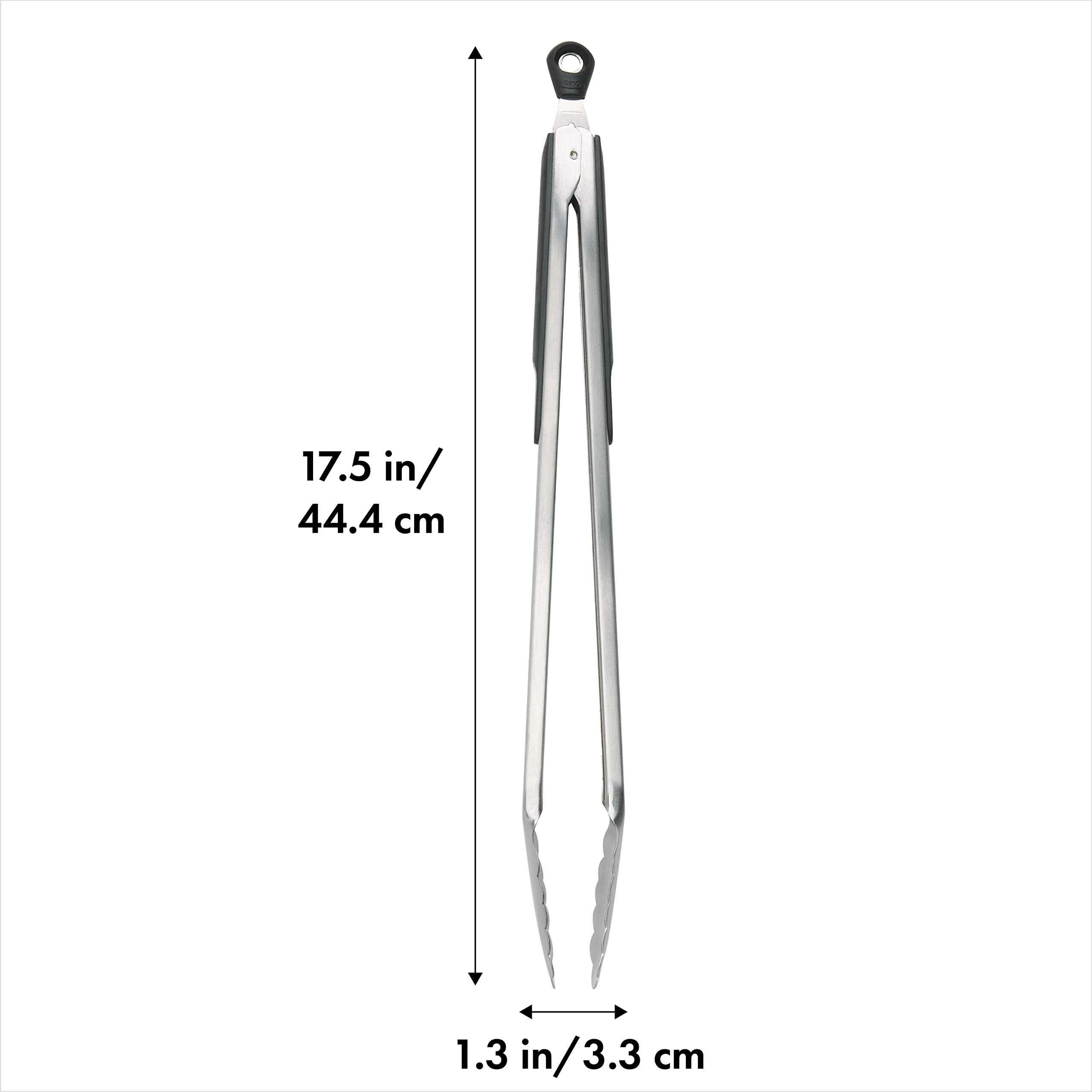 Pinzas OXO Good Grips con mango flexible para un agarre cómodo