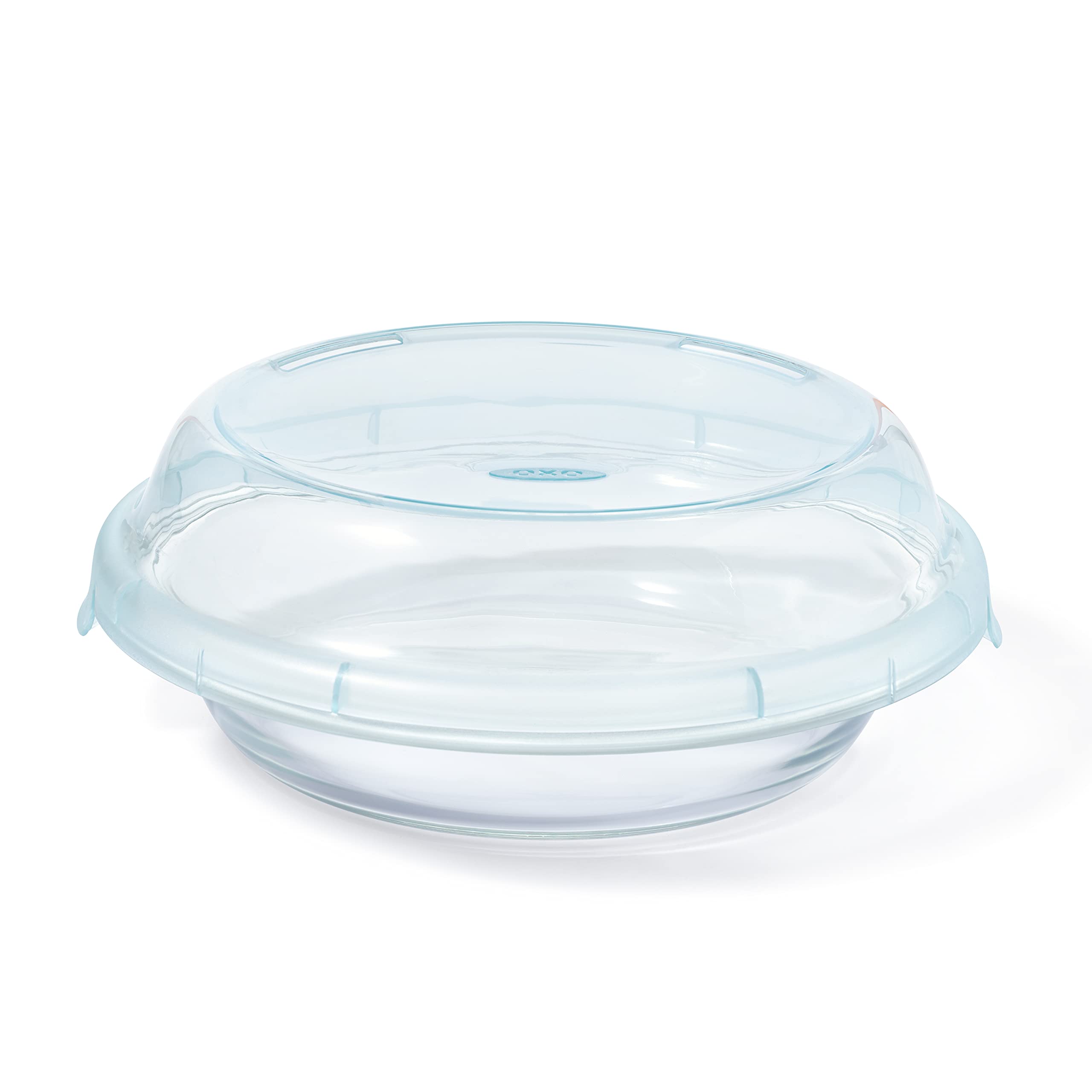 OXO Good Grips plato de tarta de vidrio con tapa, apto para hornear y almacenar.