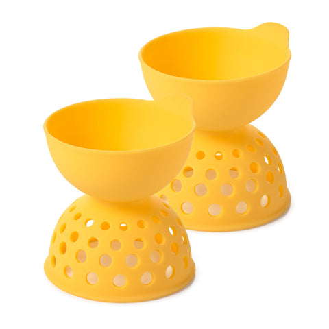 OXO Good Grips pochador silicona base, estable para huevos.