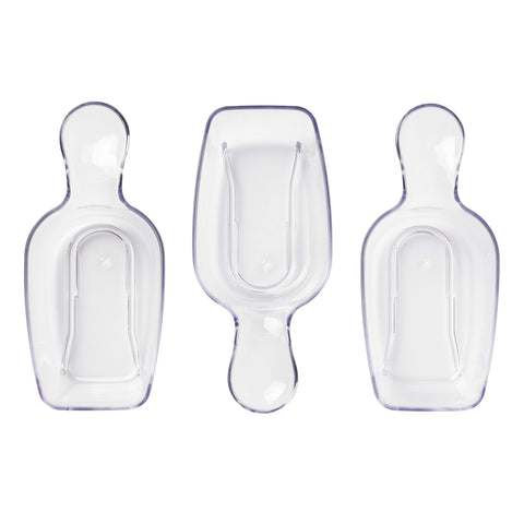 OXO Good Grips POP: cucharas medidoras media taza para medir harina con precisión.