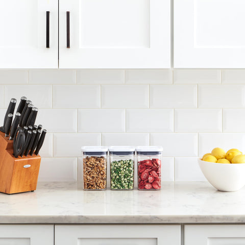 OXO Good Grips POP: conjunto apilable con garantía de calidad de OXO.