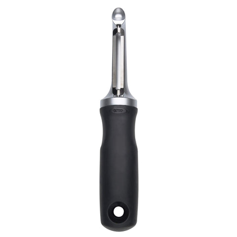 Pelador giratorio OXO para pelado preciso de frutas delicadas