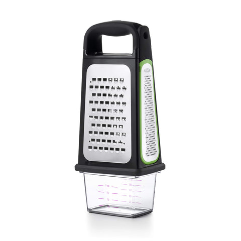 OXO Good Grips Rallador con mango cómodo para un agarre estable al rallado