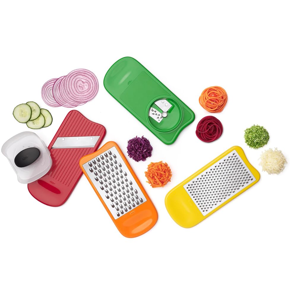 OXO Good Grips Rallador Grueso: rallado grueso para quesos semiduros y mantequilla