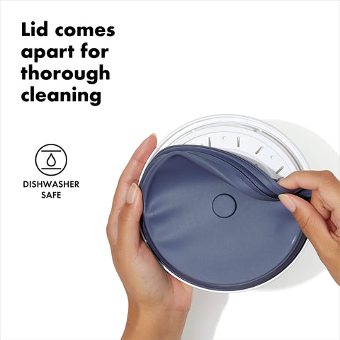 OXO Good Grips Round POP mini para cosméticos en baño, organización limpia