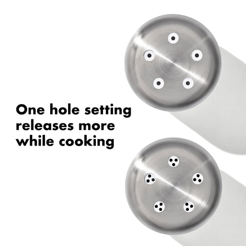 Diseño ergonómico para mesa y cocina con clics audibles al ajuste.