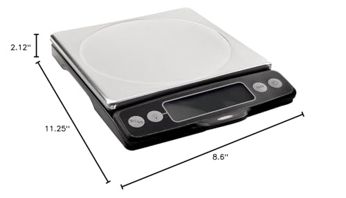 OXO Good Grips Scale de 11 libras con indicador de capacidad.