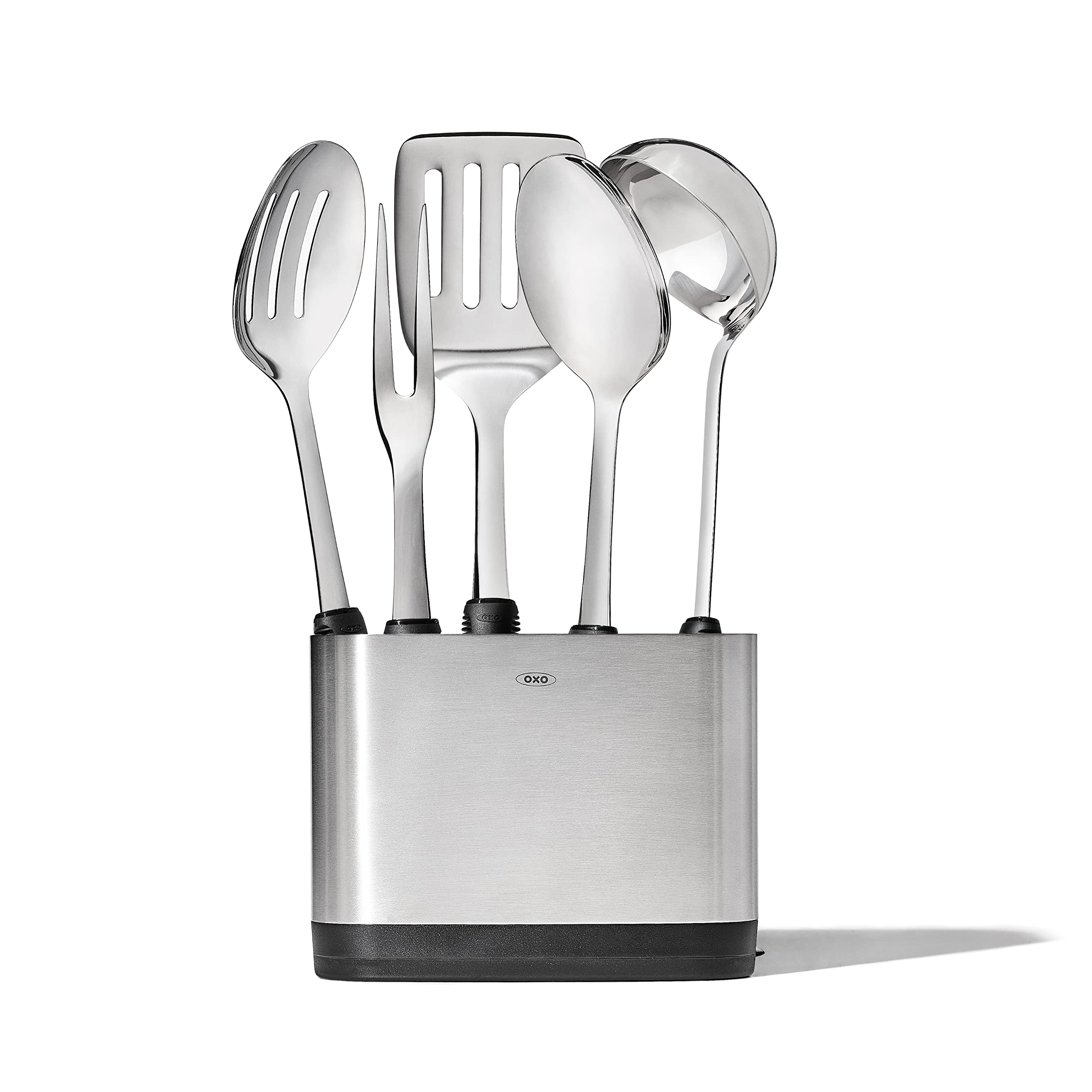 OXO Good Grips set de utensilios en acero inoxidable para cocinar con estilo