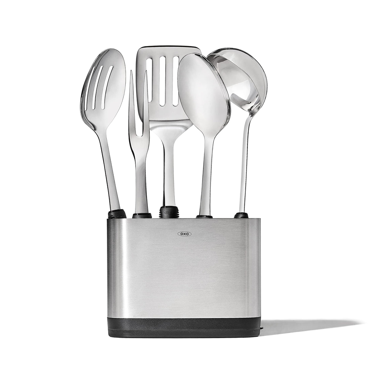 OXO Good Grips set de utensilios en acero inoxidable para cocinar con estilo