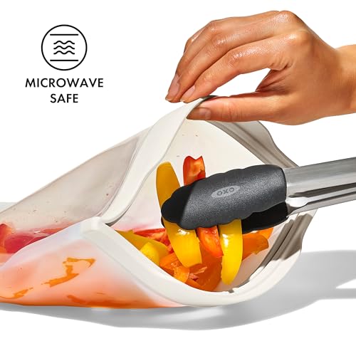 Bolsa reutilizable de silicona OXO Good Grips acabado resistente al polvo