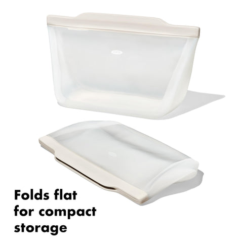 Bolsa reutilizable de silicona OXO Good Grips ideal para snacks