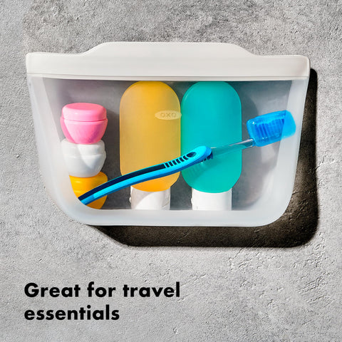 Bolsa reutilizable de silicona OXO Good Grips apta para lavavajillas