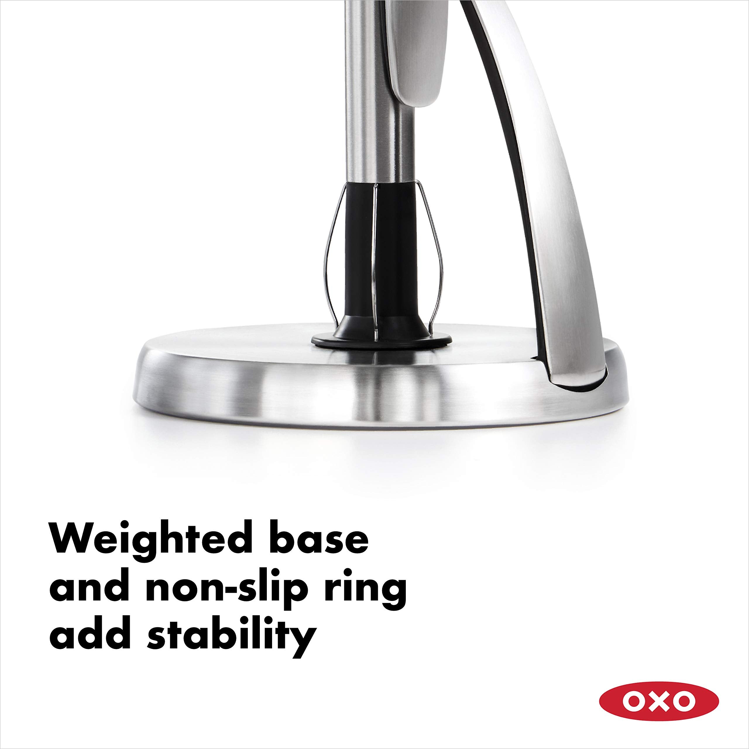 OXO Good Grips SimplyTear pivote que se abre para colocar el rollo rápido