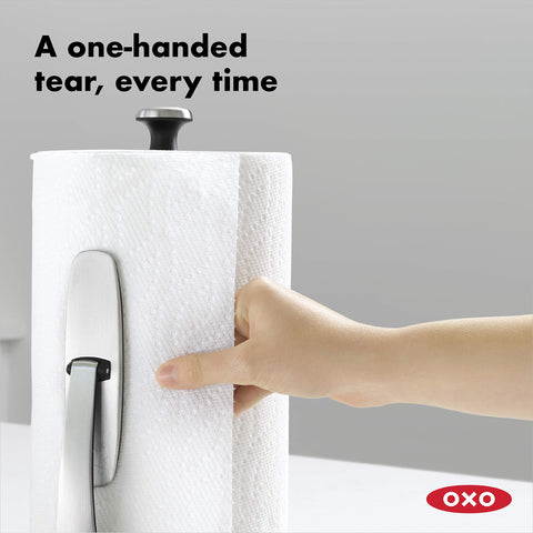 OXO Good Grips SimplyTear brazo de resorte se ajusta a cualquier tamaño de rollo