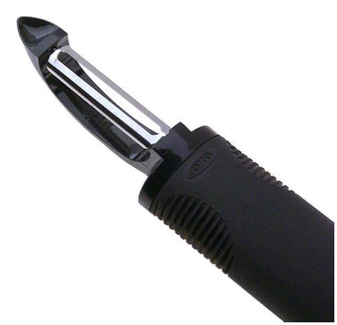 OXO Good Grips pelador giratorio, mango cómodo para uso prolongado