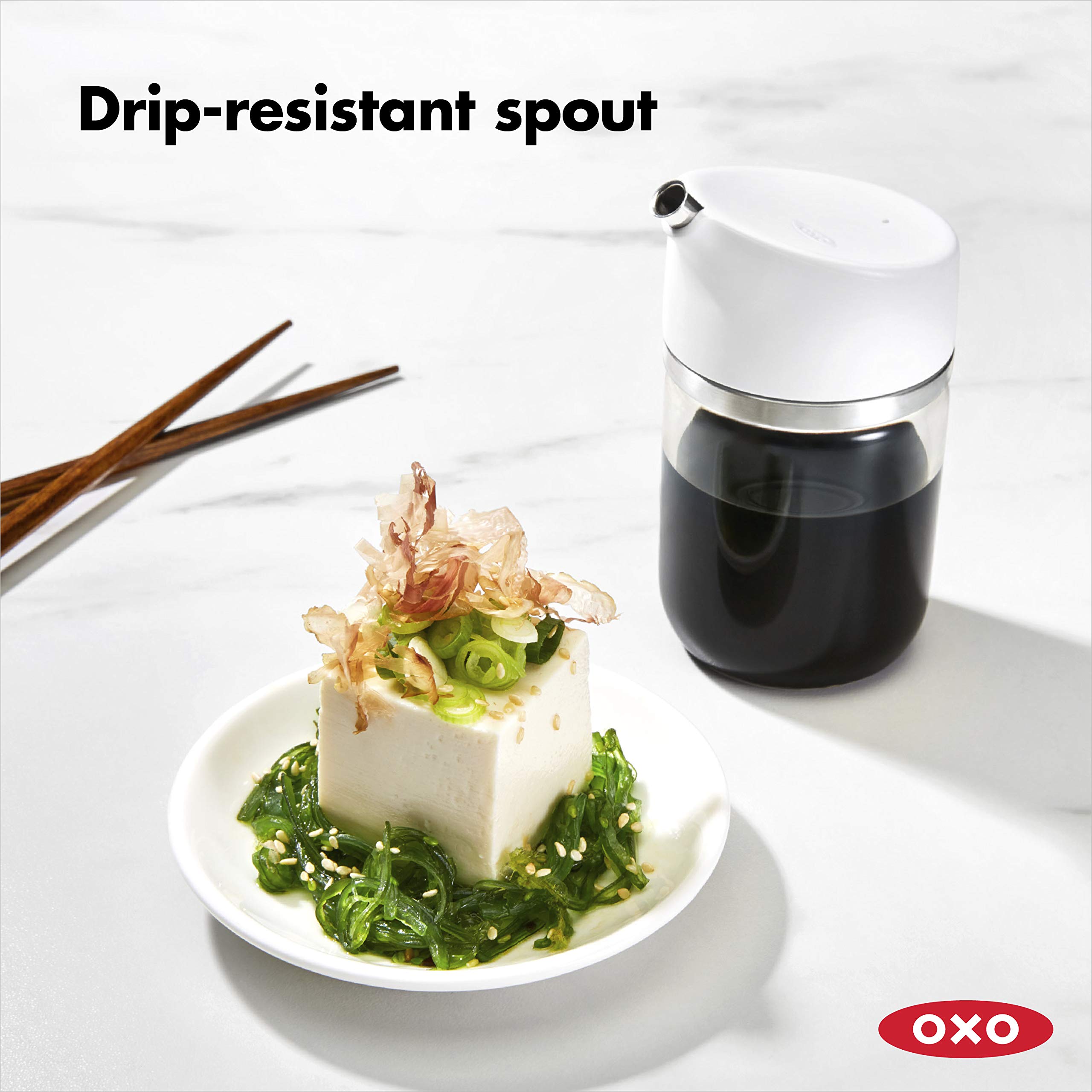 OXO Good Grips tapa desmontable para limpieza rápida.