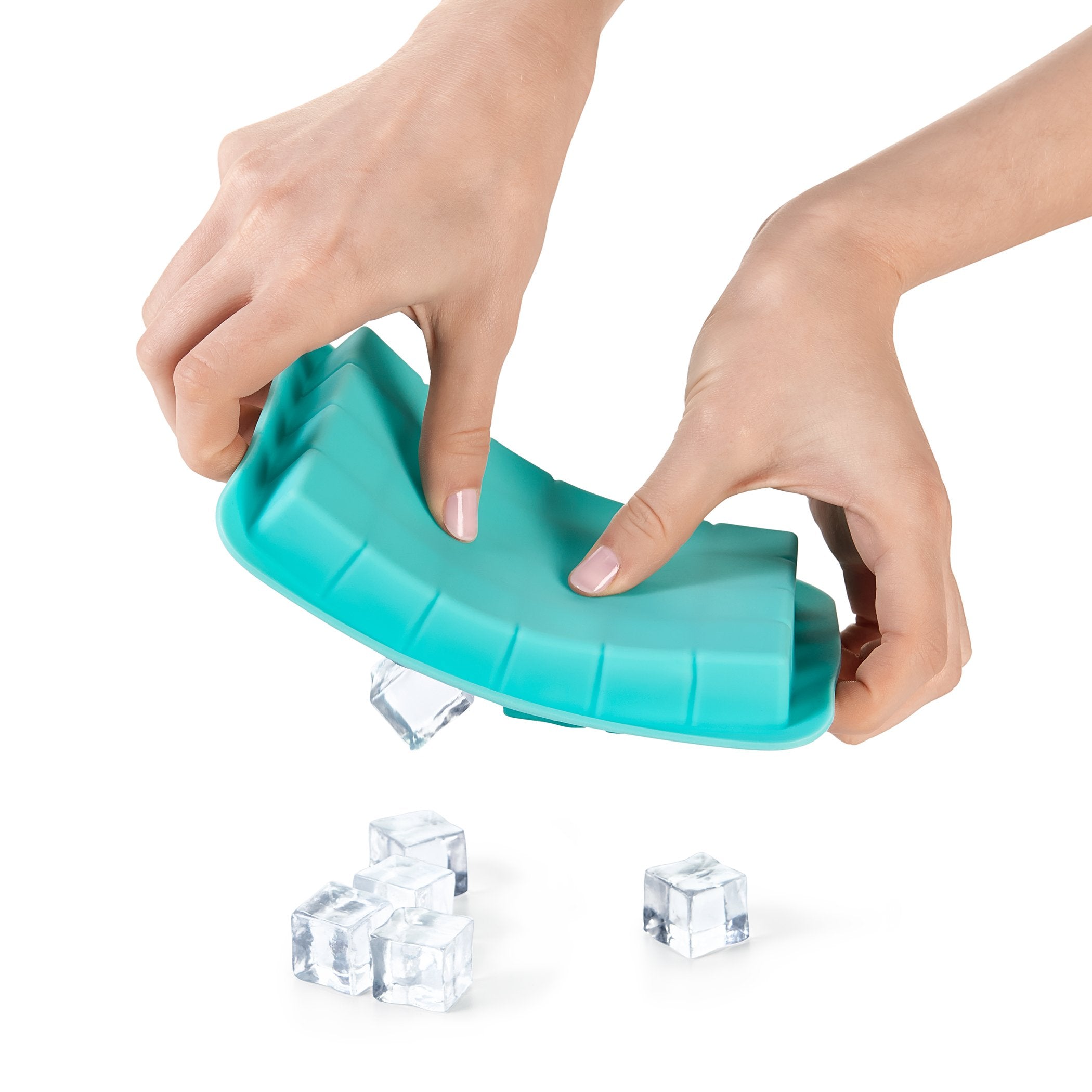 OXO Good Grips, tapa protectora evita olores y facilita apilado en el congelador.