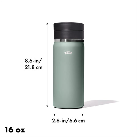 OXO Good Grips Taza con aislamiento BetterTemp para bebidas calientes o frías