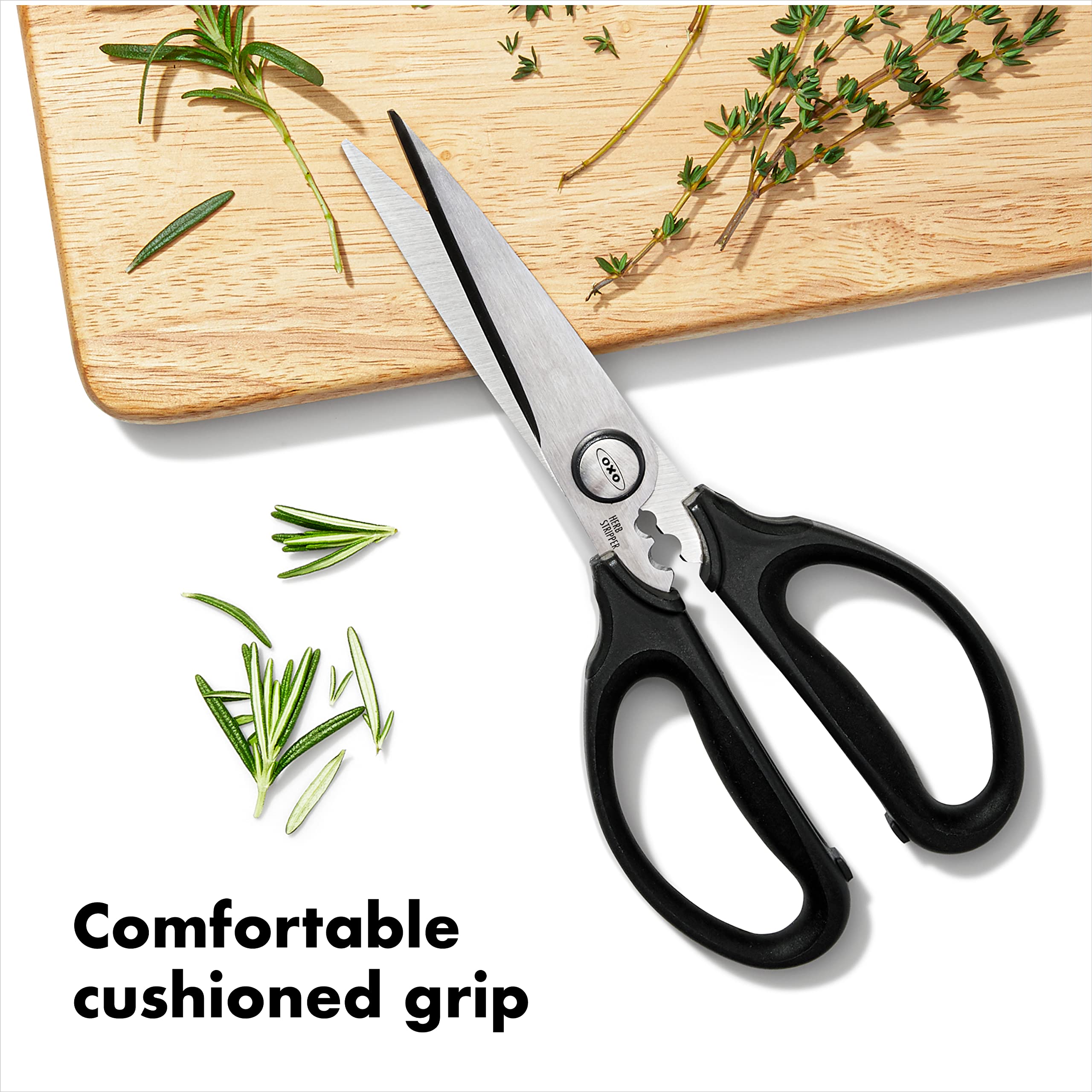 Lavado a mano de las tijeras OXO Good Grips para preservar filo.