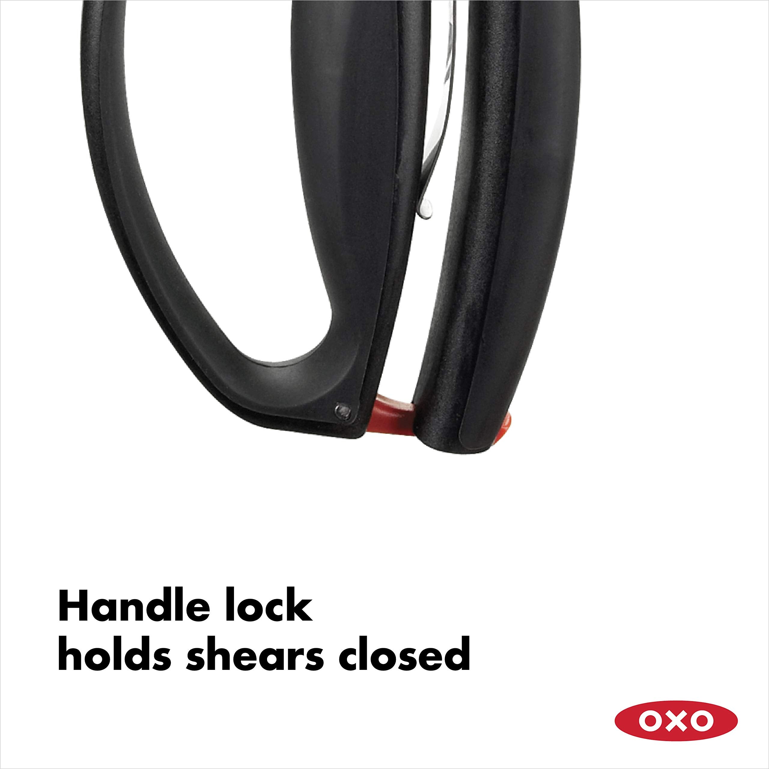 OXO tijeras para aves, cierre de seguridad para almacenamiento seguro