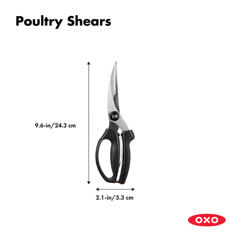 OXO tijeras para aves con hojas curvas permiten acceso a áreas difíciles