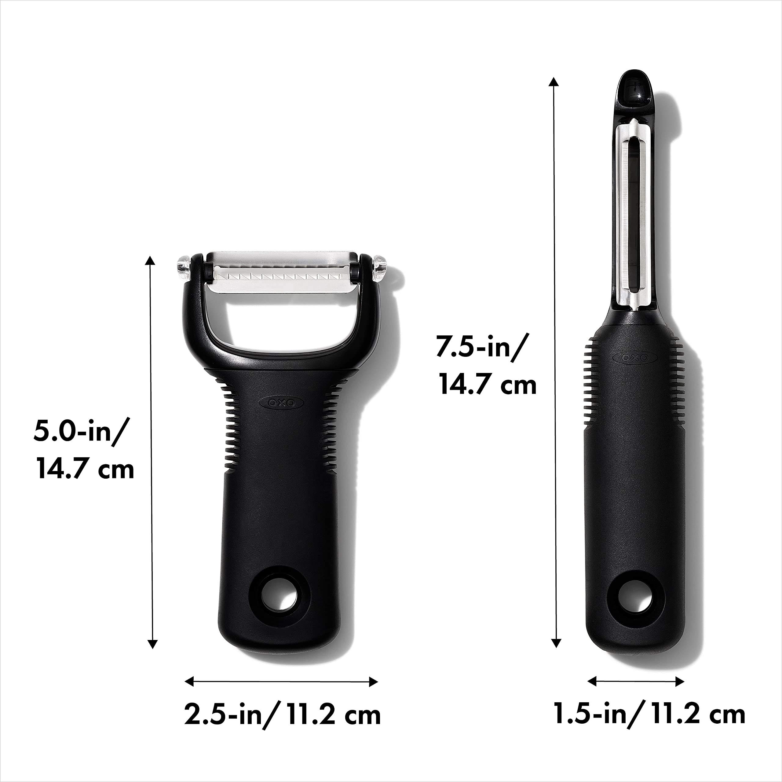 OXO Good Grips set de dos peladores para prep rápido en la cocina
