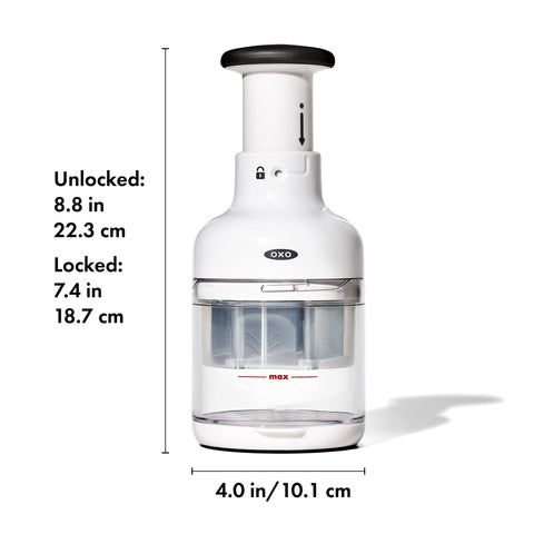 OXO Good Grips Vegetable Chopper: ideal para ensaladas y salsas frescas en minutos.