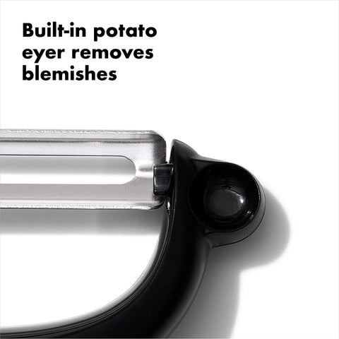 OXO Good Grips Y-Peeler, diseño ergonómico, cómodo durante sesiones de pelado