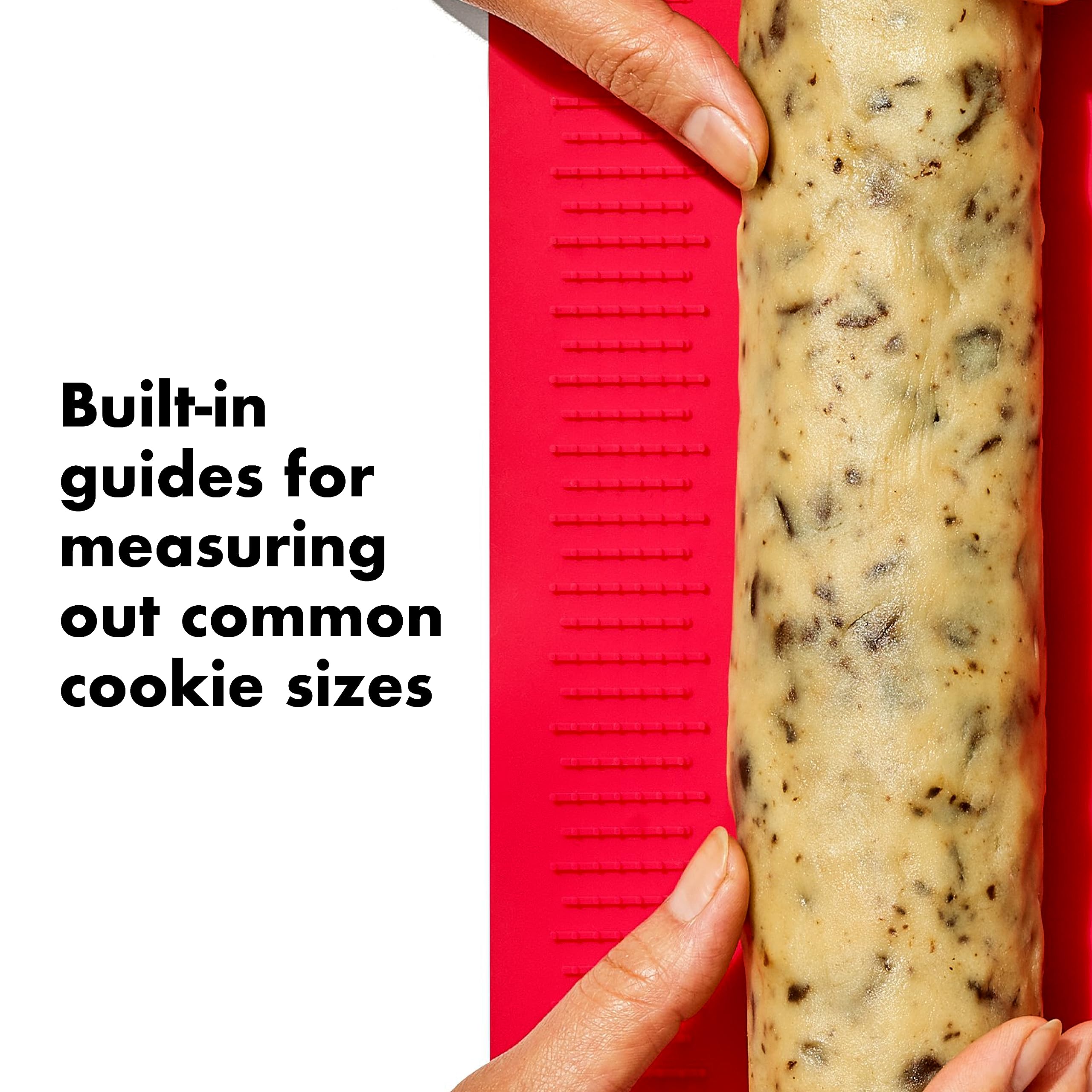 OXO guía de medición integrada para galletas del tamaño perfecto