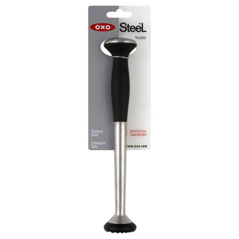 OXO SteeL Muddler, agarre suave antideslizante para comodidad diaria