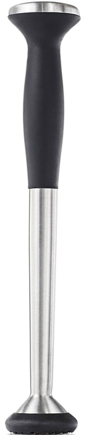 OXO SteeL Muddler con cabeza plástica sin rayas para machacar hierbas