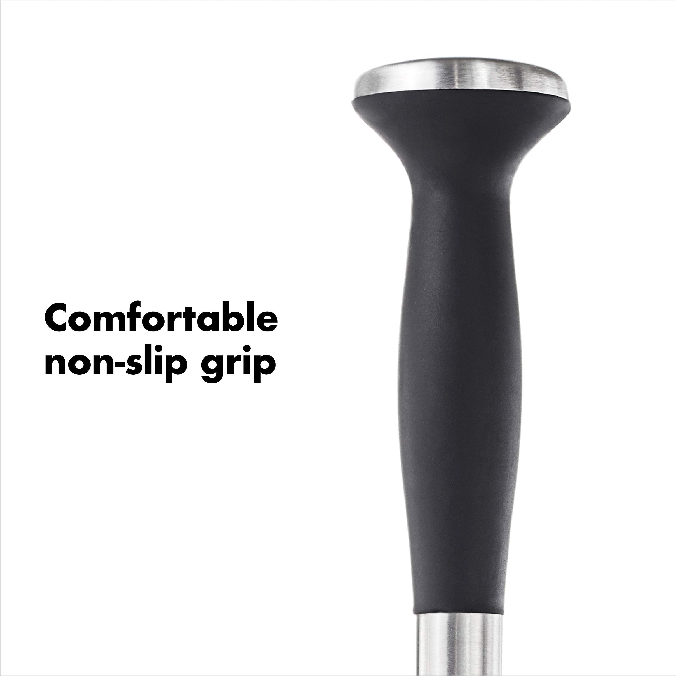 OXO SteeL Muddler para mezclar cítricos sin dañar vasos