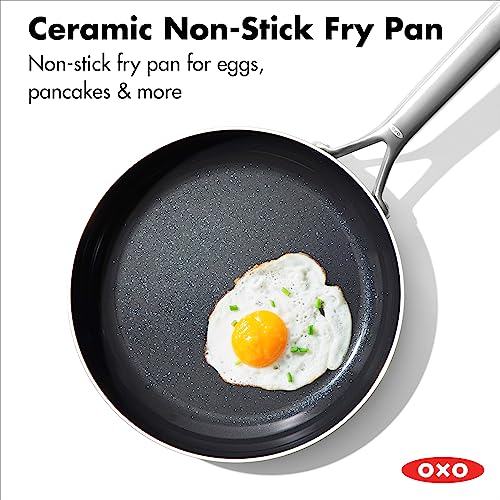 OXO Mira Tri-ply sartén cerámico antiadherente 12 pulgadas para dorar sin esfuerzo