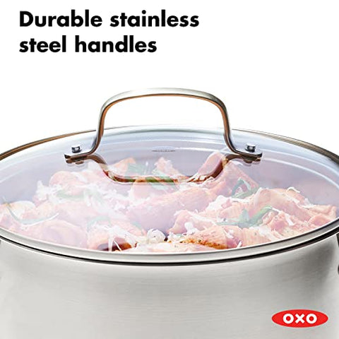 OXO Inserto para vapor añade versatilidad para verduras y mariscos