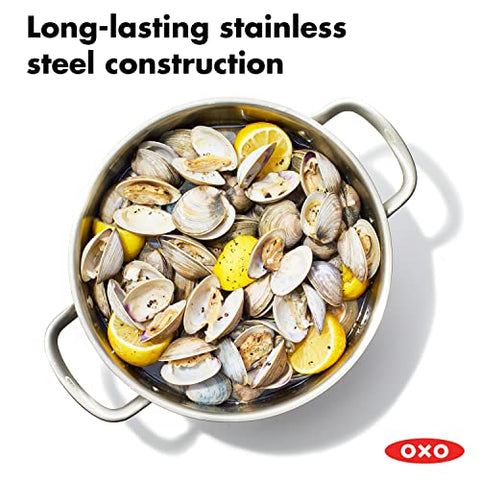 OXO Tapa de vidrio templado permite ver cocción sin perder calor