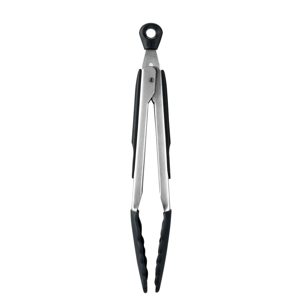 Pinzas OXO de 9 pulgadas con cabezas de silicona para antiadherentes.