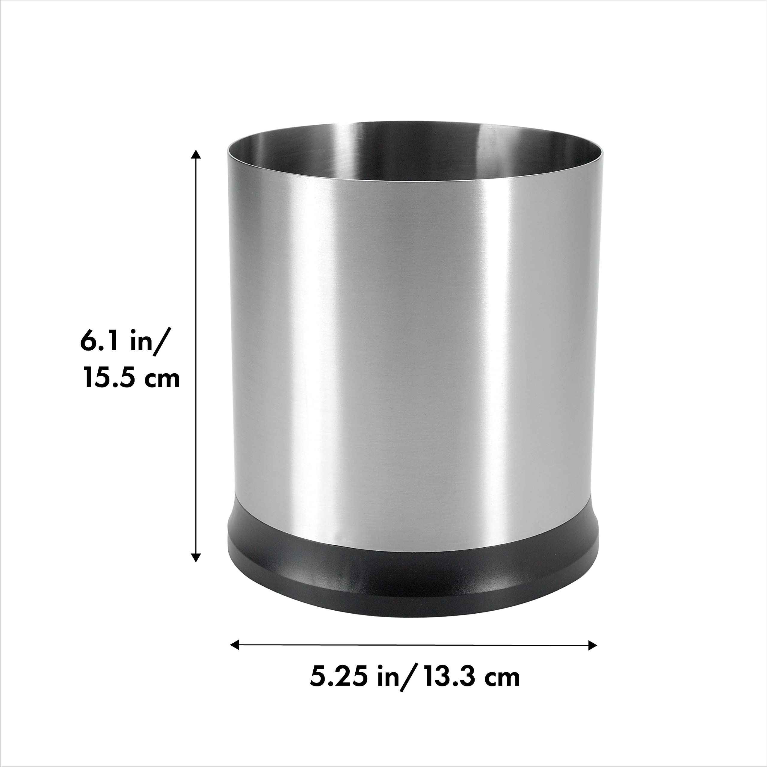 OXO porta-utensilios-rotativo base contorneada mantiene utensilios verticales