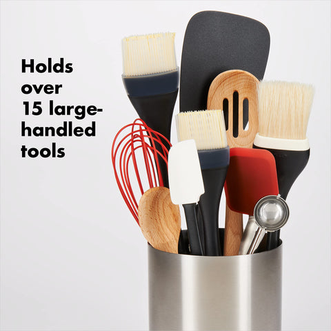 OXO porta-utensilios-rotativo 3 compartimentos para organizar utensilios
