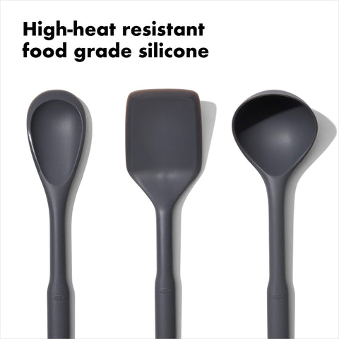 Diseño resistente al calor de OXO Good Grips para usar a altas temperaturas.