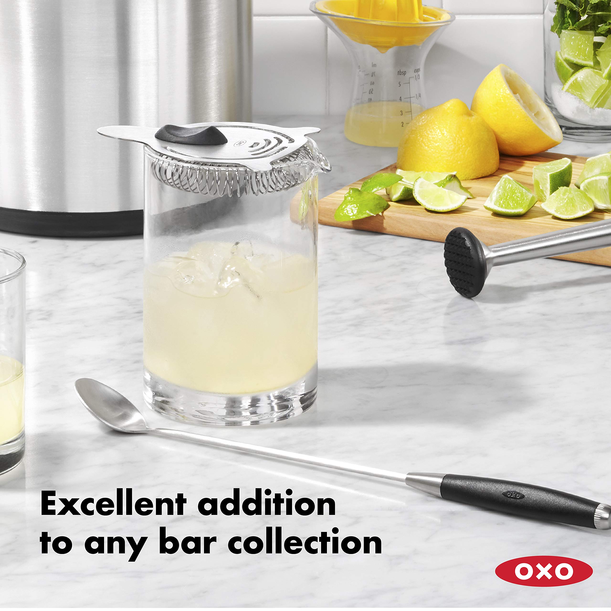OXO SteeL cuerpo inoxidable, diseño duradero para uso diario