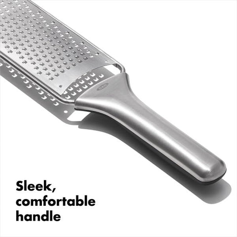 OXO Steel Grater: rallado de verduras para toppings frescos
