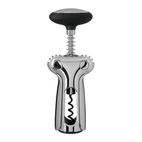 OXO SteeL Sacacorchos Alado en botella: control fácil para abrir vinos.