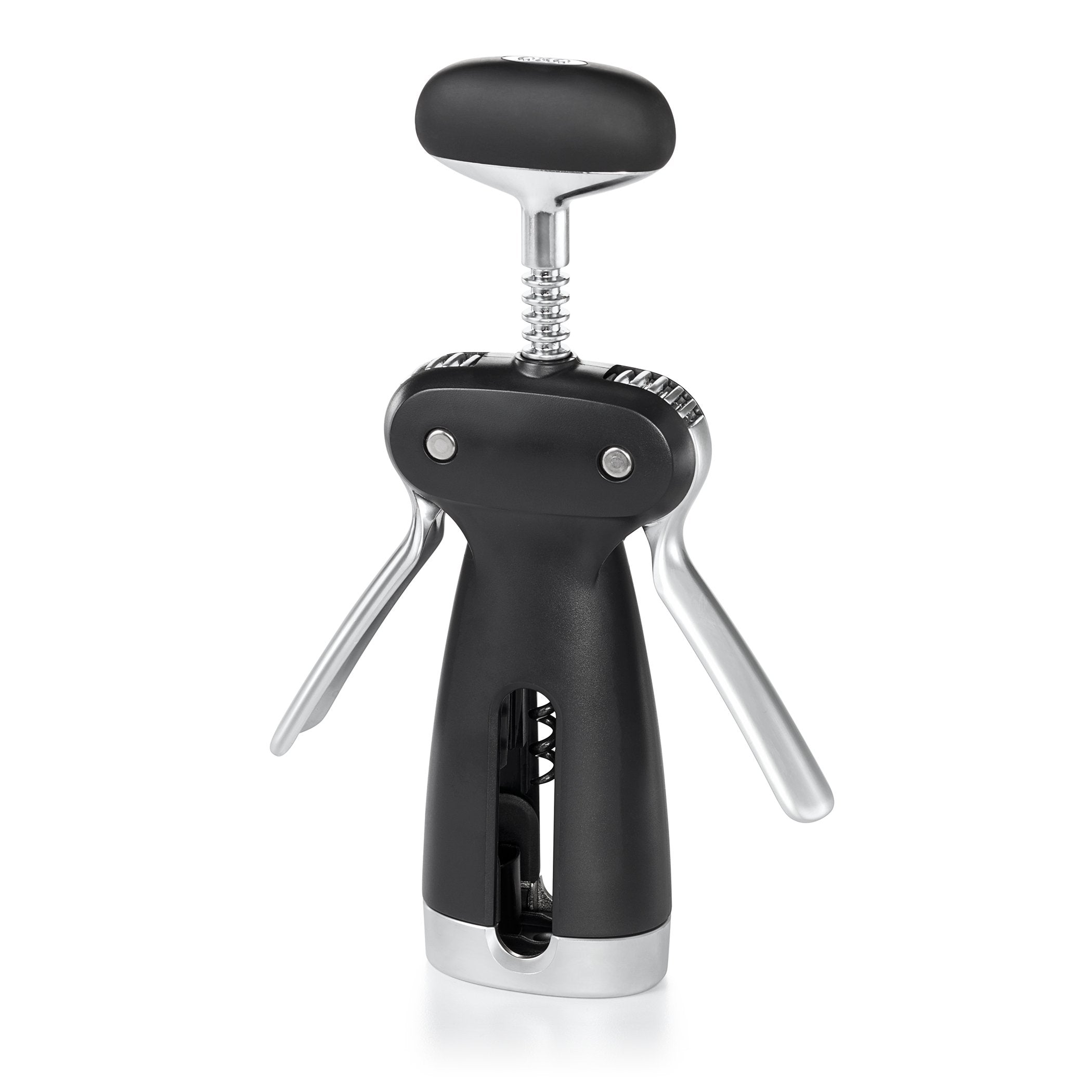 OXO SteeL sacacorchos con mango ergonómico para un agarre cómodo