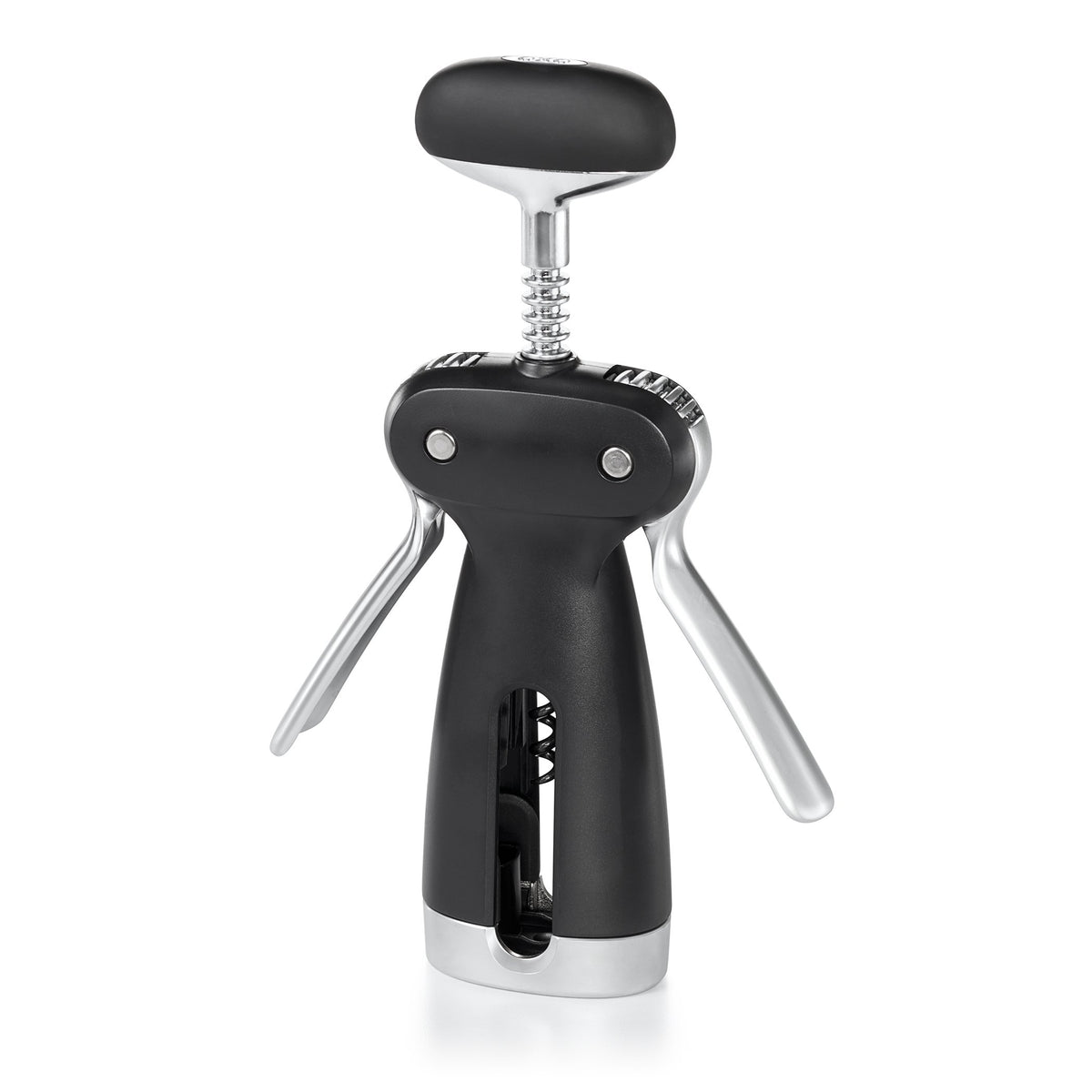 OXO SteeL sacacorchos con mango ergonómico para un agarre cómodo