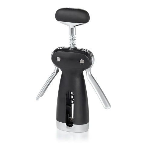 OXO SteeL sacacorchos con mango ergonómico para un agarre cómodo
