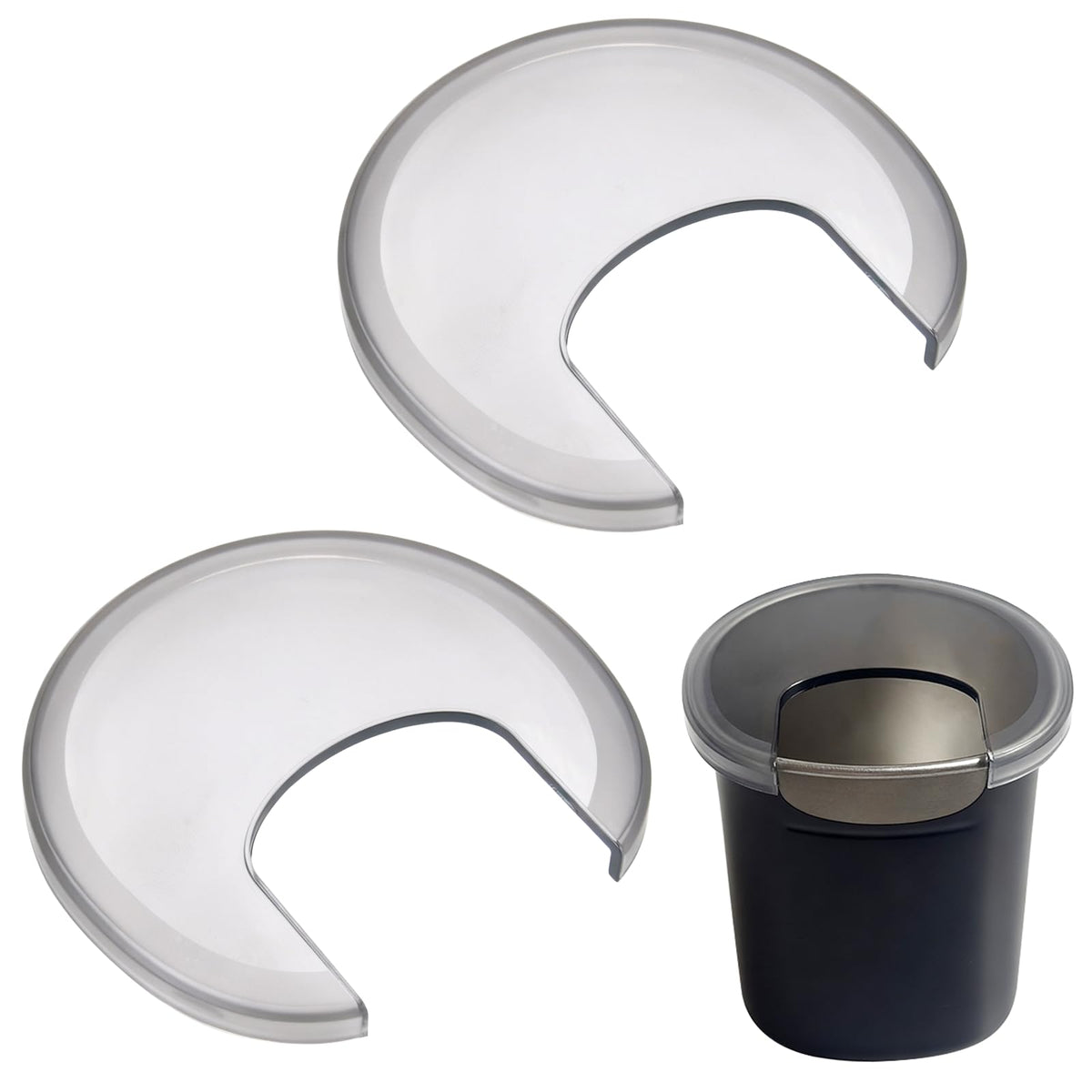 Tapa Oxo conico transparente gris para el molinillo